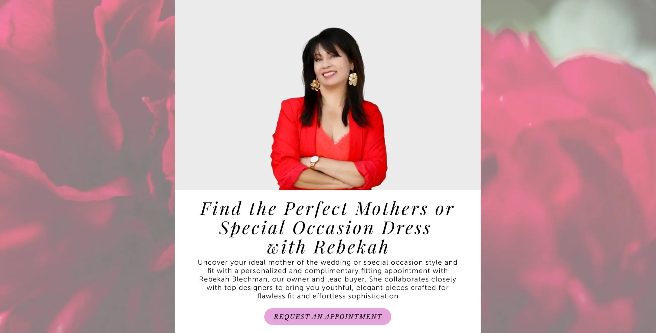 Find the perfect dress with Rebekah