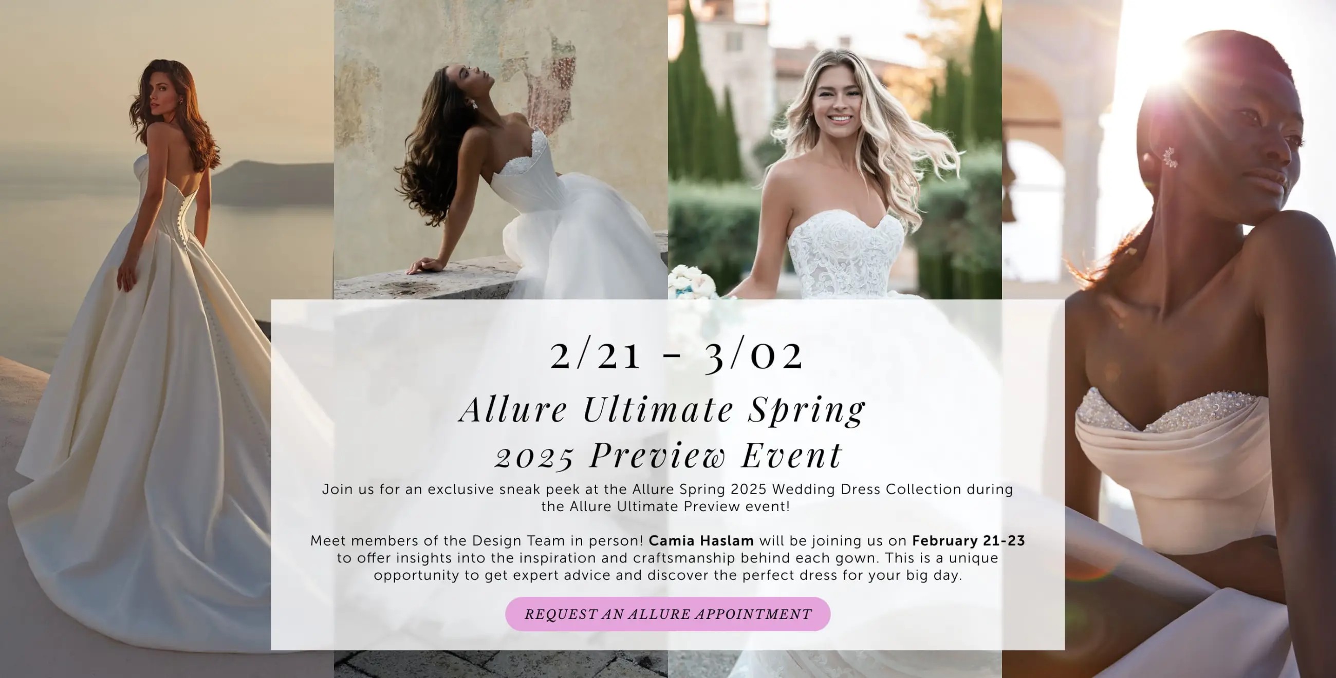 Allure Bridals Trunk Show at Trudys Brides